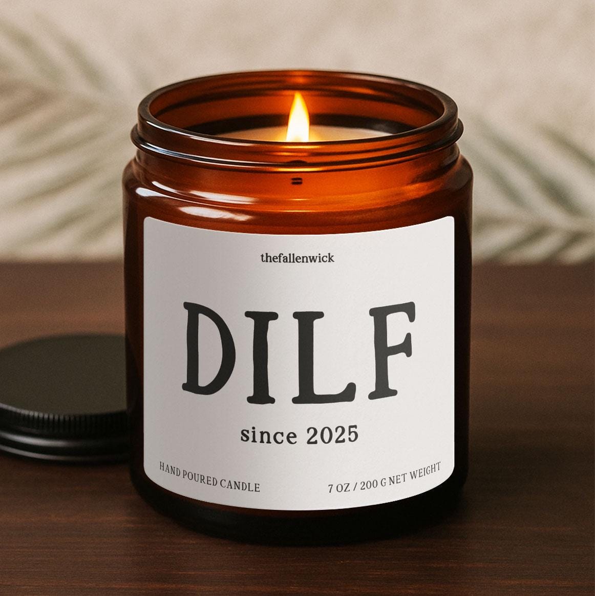 Gift for DILF, Gift from Wife, New Dad Gift, First Father's Day Gift, Gift for Dad, Father's Day Candle, Unique Gift, Hot Dad Candle