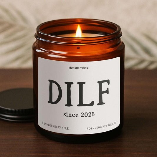Gift for DILF, Gift from Wife, New Dad Gift, First Father's Day Gift, Gift for Dad, Father's Day Candle, Unique Gift, Hot Dad Candle