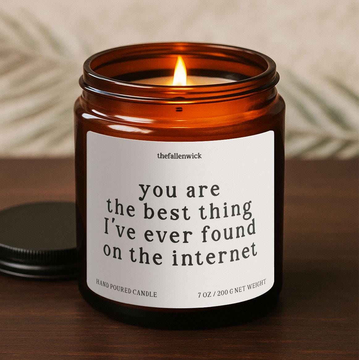 Smells Like You Are The Best Thing I've Ever Found on The Internet, Valentine Candle, Gift for Valentine, Gift For Boyfriend, Couple Gift
