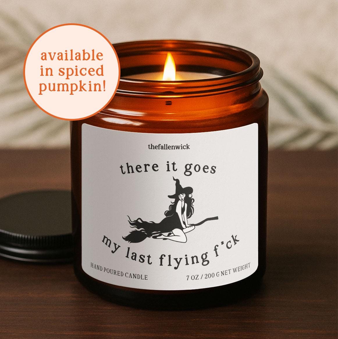 My Last Fuck Candle, Halloween Candle, Fall Decor, Autumn Candle, Spooky Season, Halloween Decor, Feeling Witchy, Halloween Ghost, Handmade