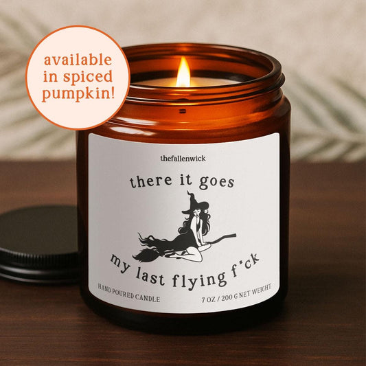 My Last Fuck Candle, Halloween Candle, Fall Decor, Autumn Candle, Spooky Season, Halloween Decor, Feeling Witchy, Halloween Ghost, Handmade